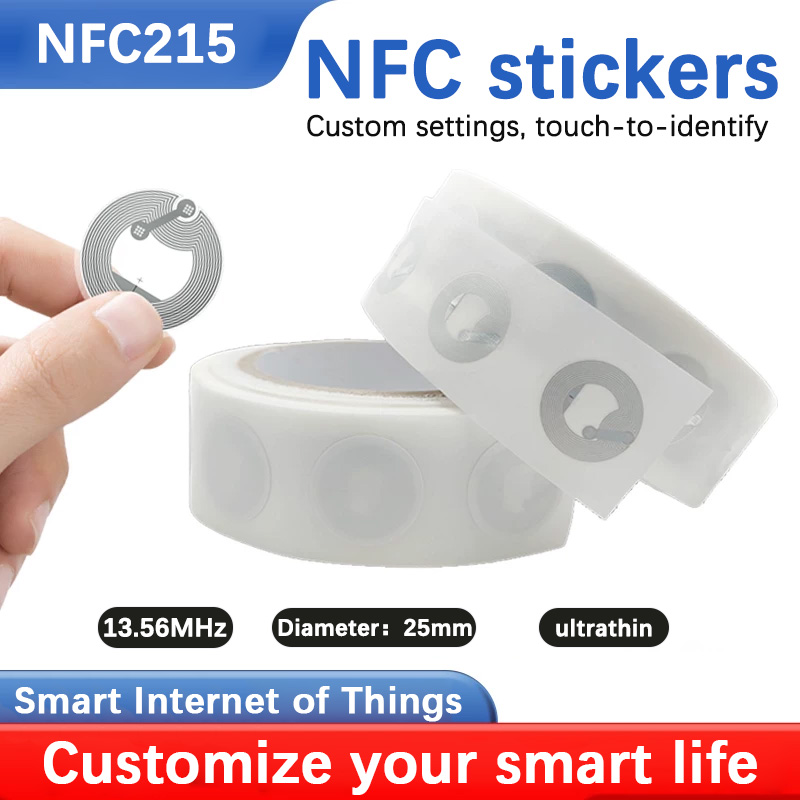 Nfc Tag Programmable - Ntag215 Self-adhesive NFC Lable Tag Sticker