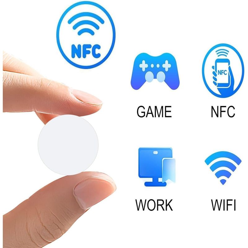 NTAG215 NFC Self‑adhesive Tags - огляд і ціна Nfc Tag Programmable