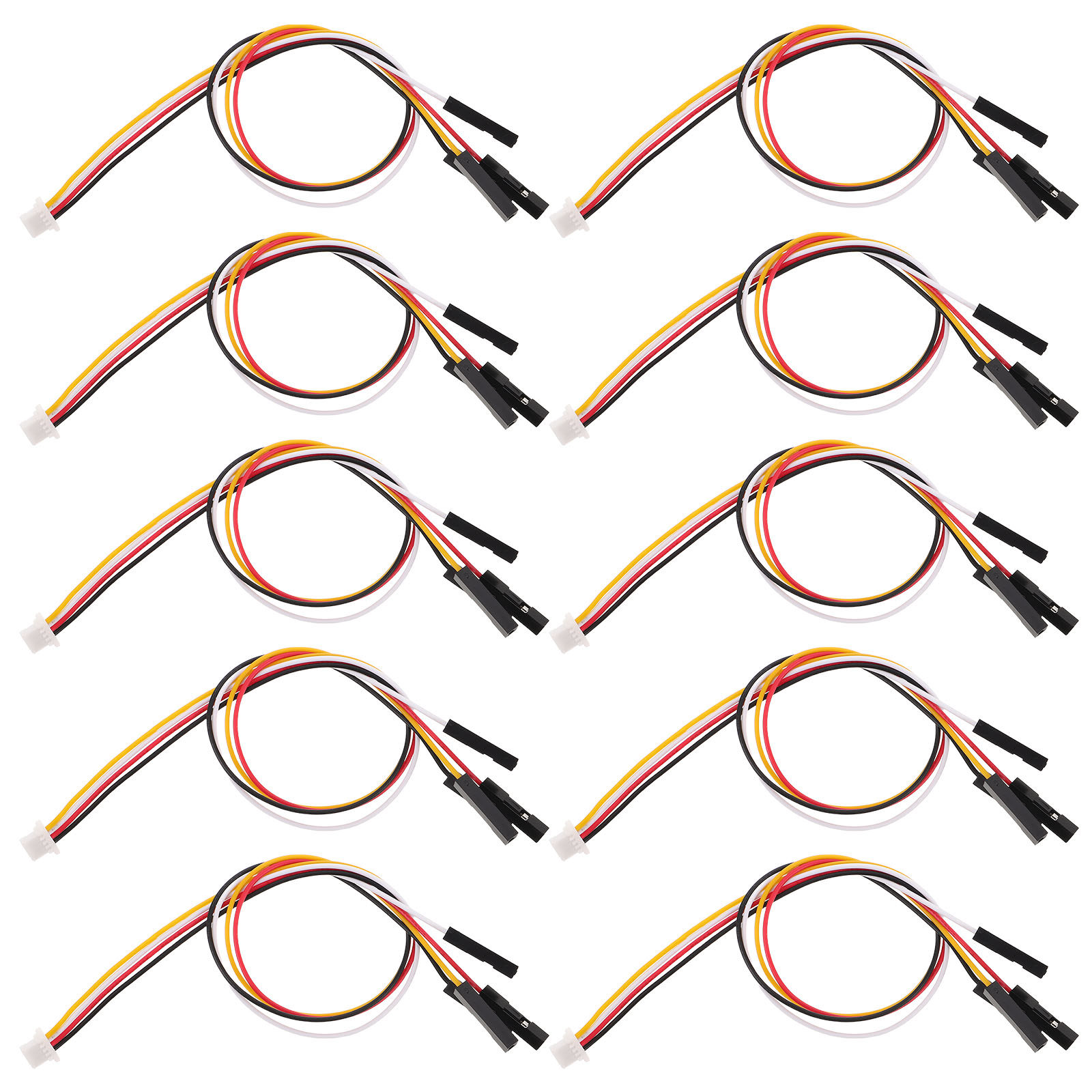 10Pcs 4 Pin 1 to 4 Female Adap - огляд і ціна Electronics And Gadgets With A