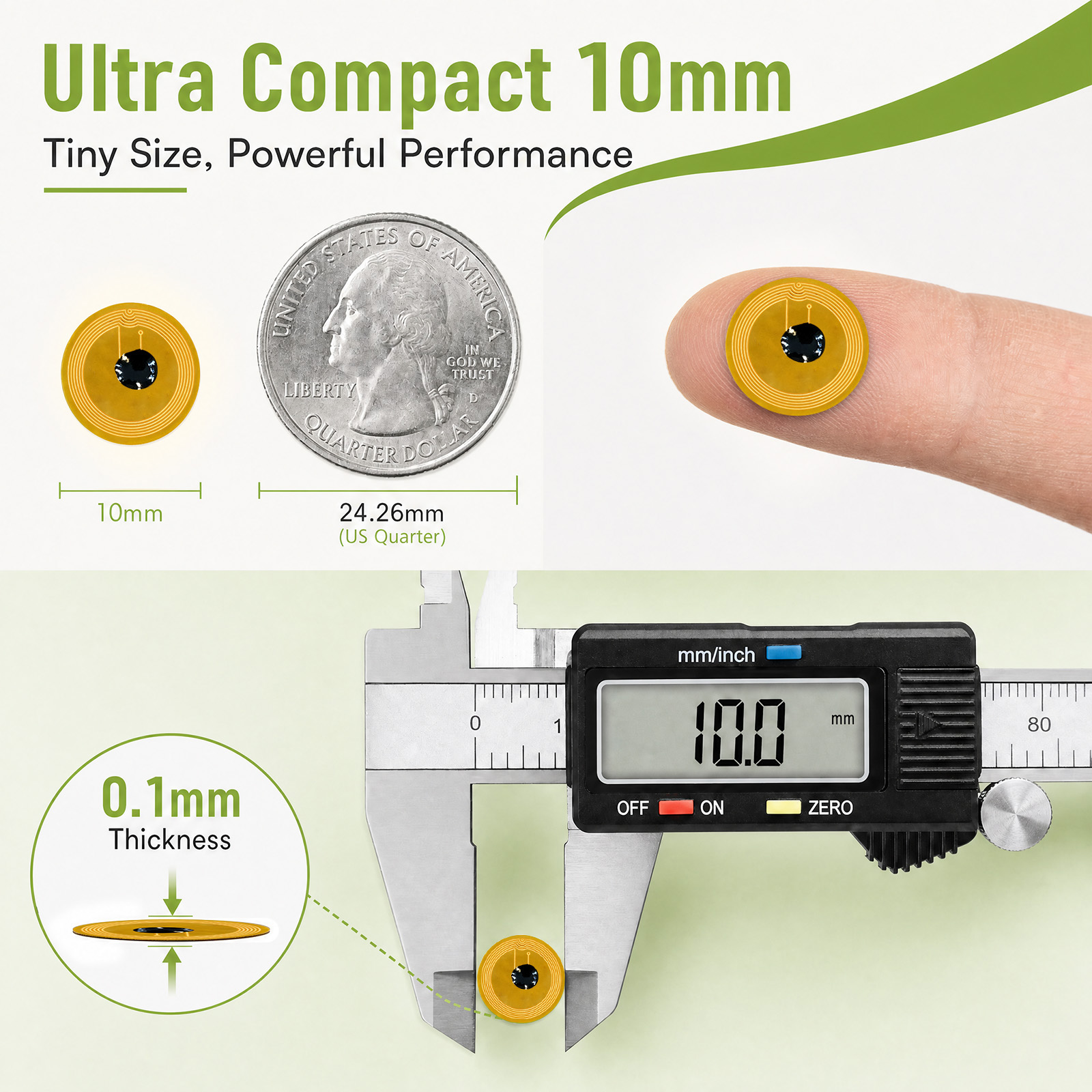 20/50Pack 10mm Small FPC NFC T - огляд і ціна Nfc Tag Programmable