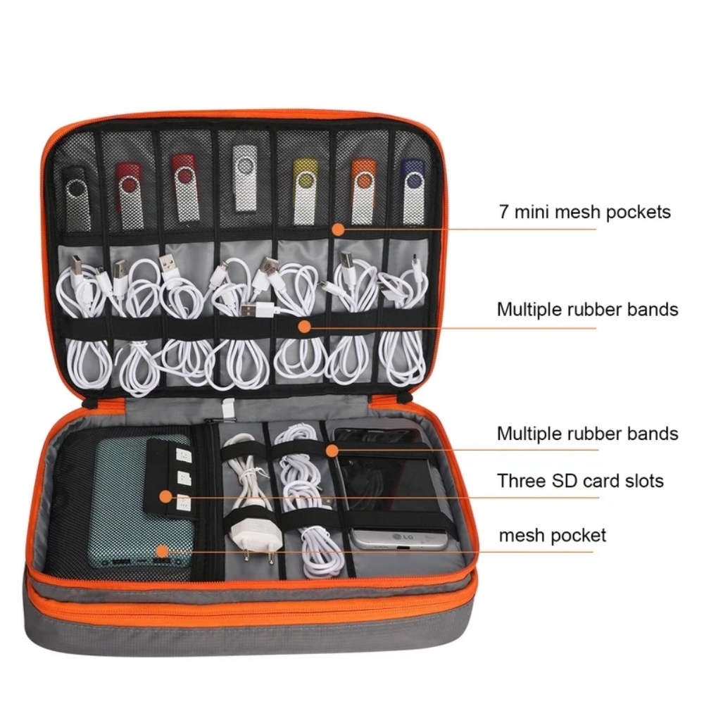 Double Layers Large Capacity T - огляд і ціна Electronics And Gadgets With A