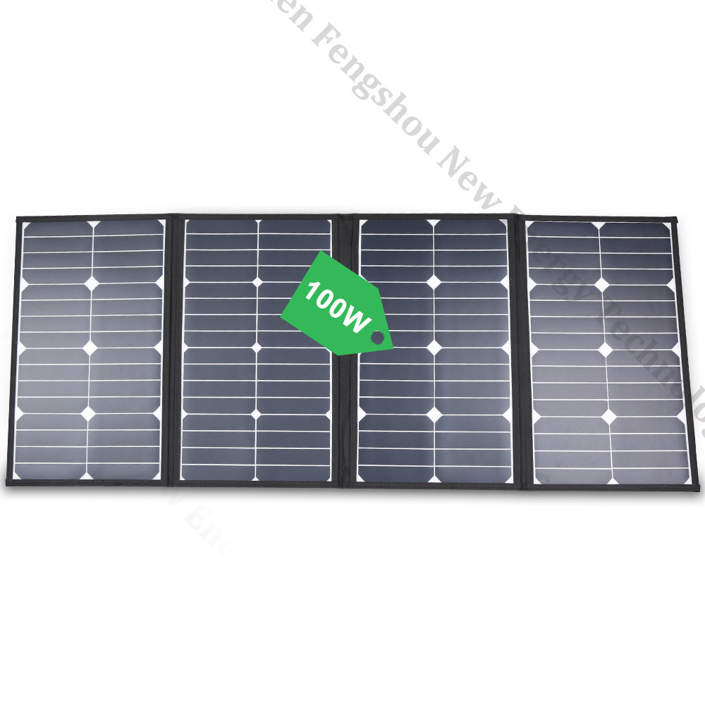 Portable 100 Watt Folding Sola - огляд і ціна Solar Powered Charger