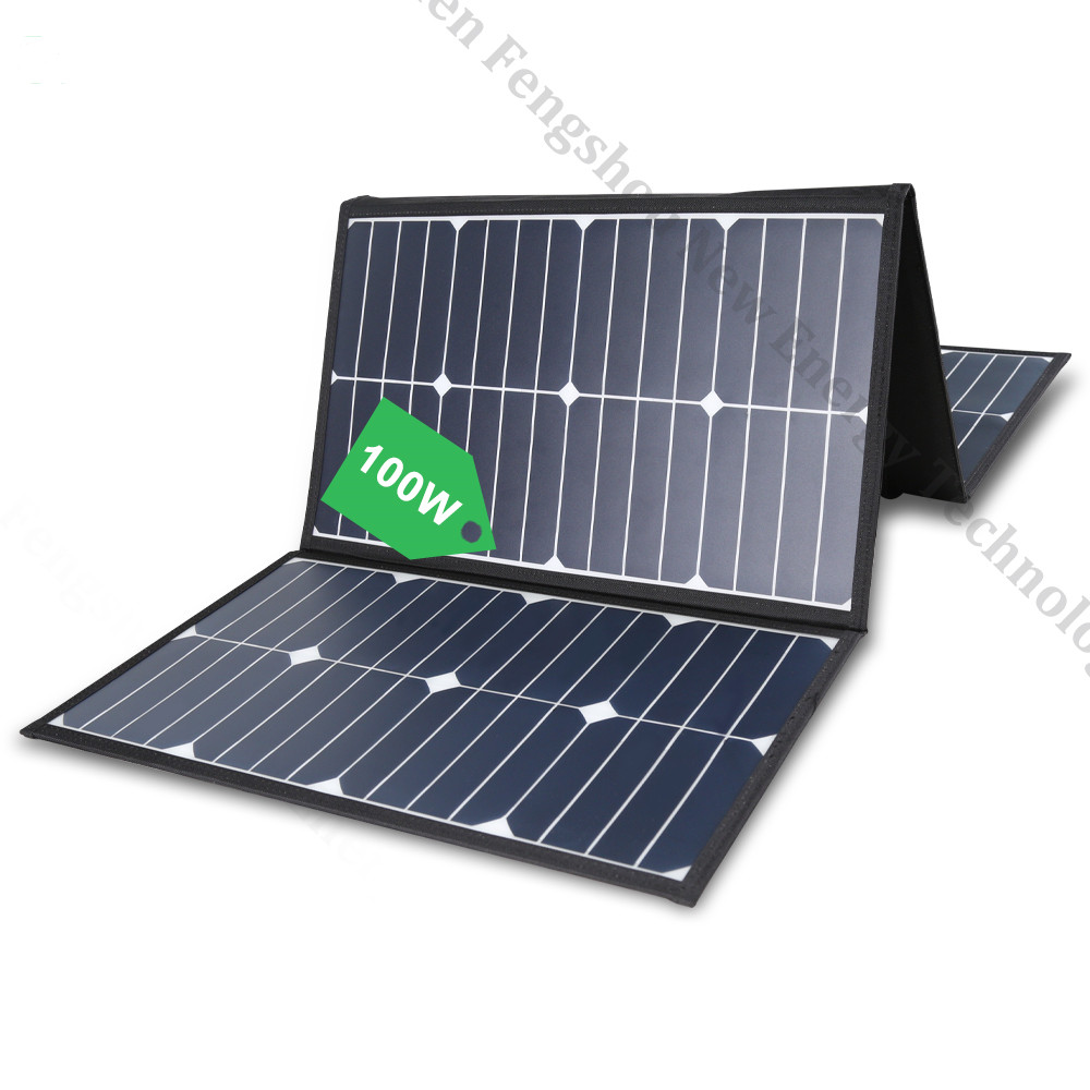 Portable 100 Watt Folding Sola - огляд і ціна Solar Powered Charger