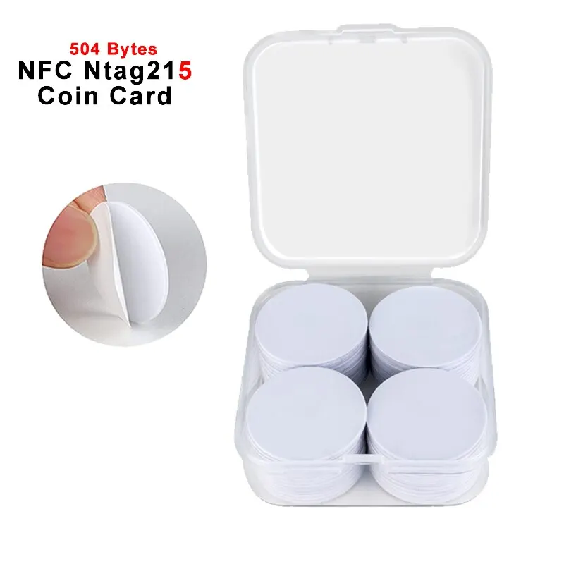 20pcs  13.56MHz Ntag215 NFC Co - огляд і ціна Nfc Tag Programmable