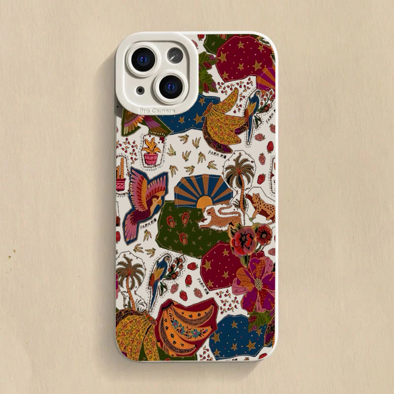 Floral Leopard Eyes Phone Case - огляд і ціна Samsung Galaxy A55