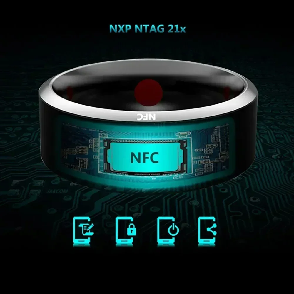 Fashion NFC Control Smart Ring - огляд і ціна Nfc Tag Programmable