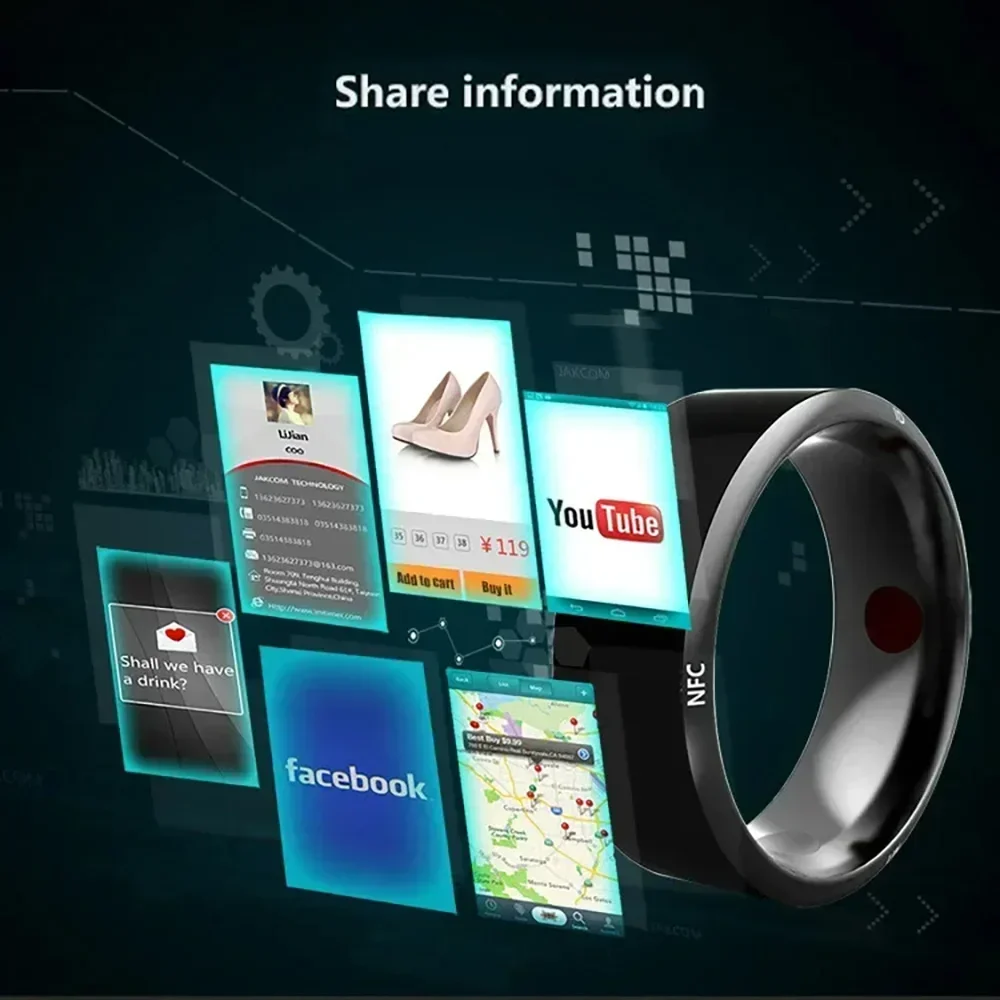 Fashion NFC Control Smart Ring - огляд і ціна Nfc Tag Programmable
