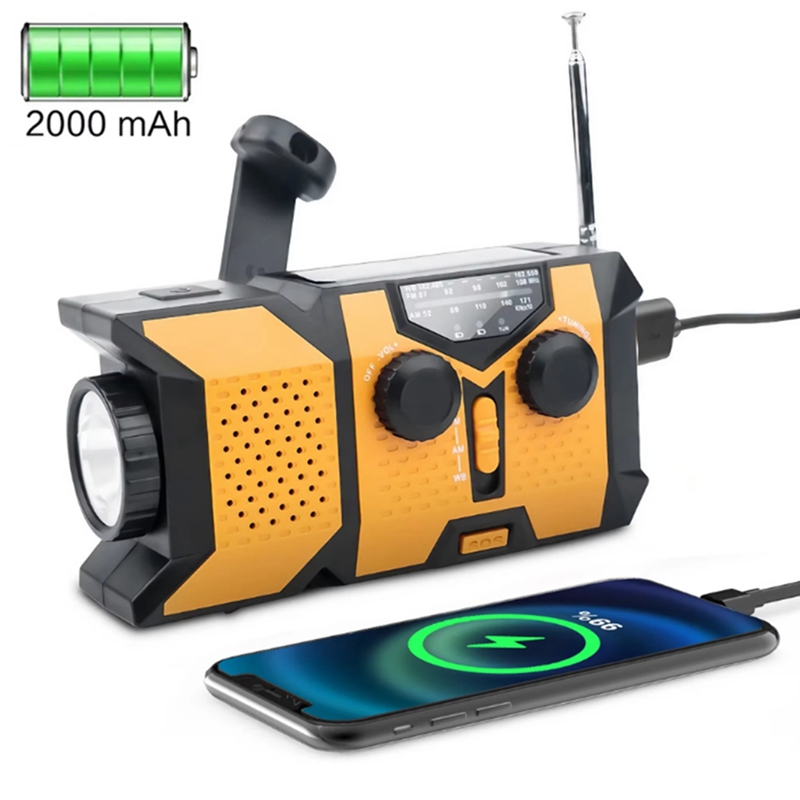 Solar Hand Crank Radio with LE - огляд і ціна Solar Powered Charger