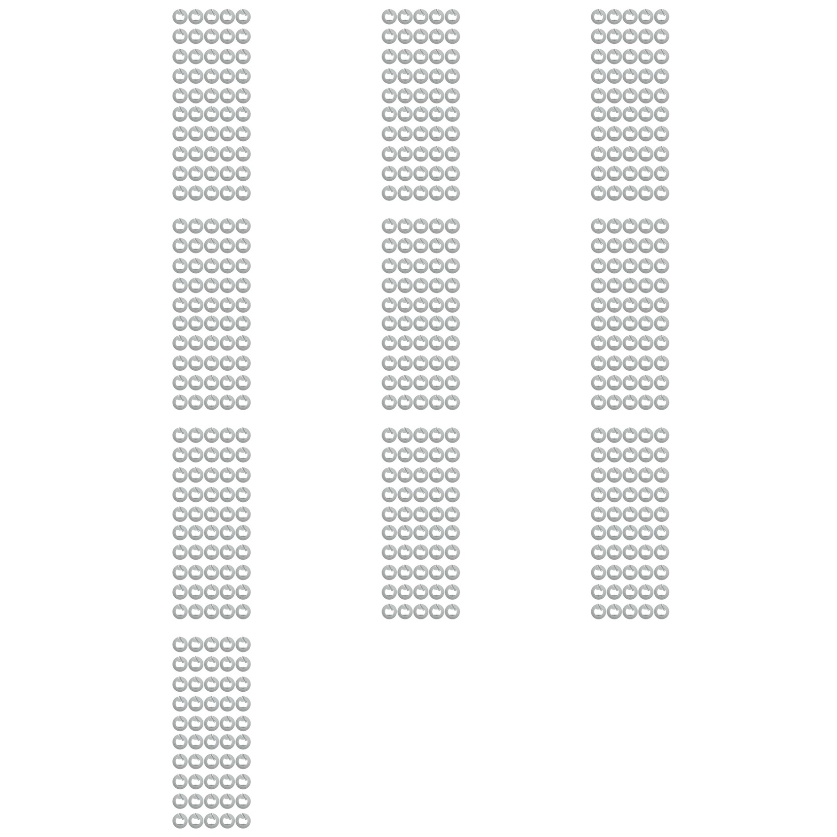 500 Pcs NFC Ntag213 Nfc Label  - огляд і ціна Nfc Tag Programmable