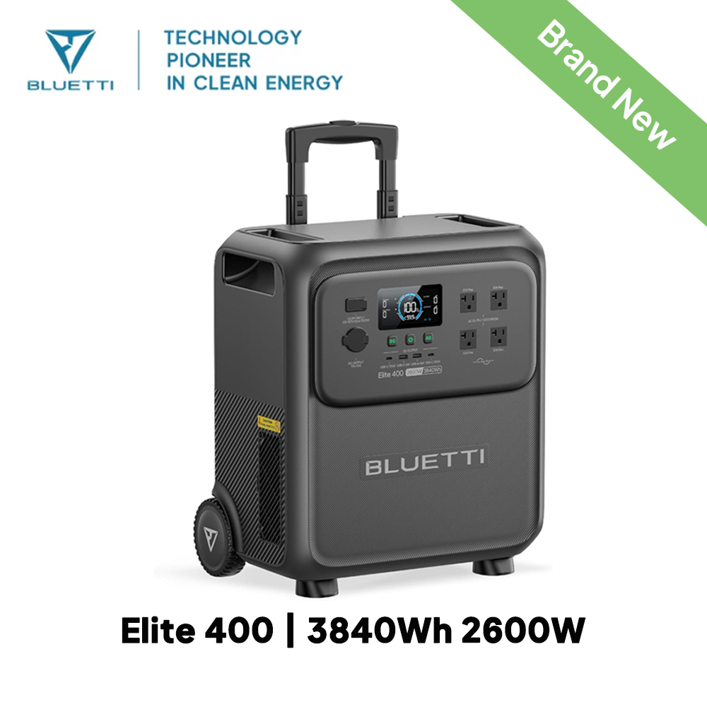 BLUETTI Elite 400 2600W 3840Wh - огляд і ціна Solar Powered Charger