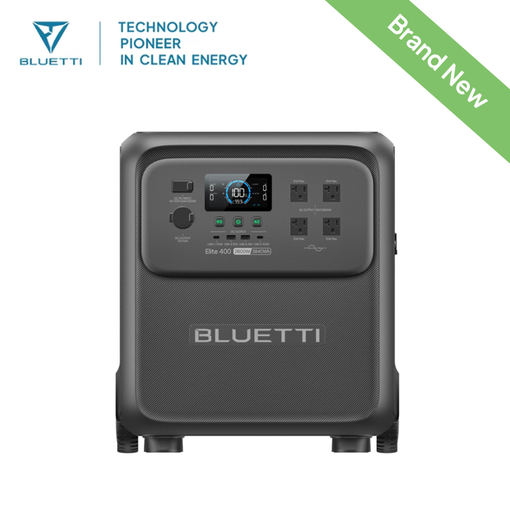 BLUETTI Elite 400 2600W 3840Wh - огляд і ціна Solar Powered Charger