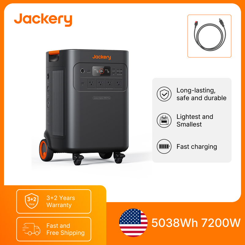 Jackery Explorer 5000 Plus wit - огляд і ціна Solar Powered Charger
