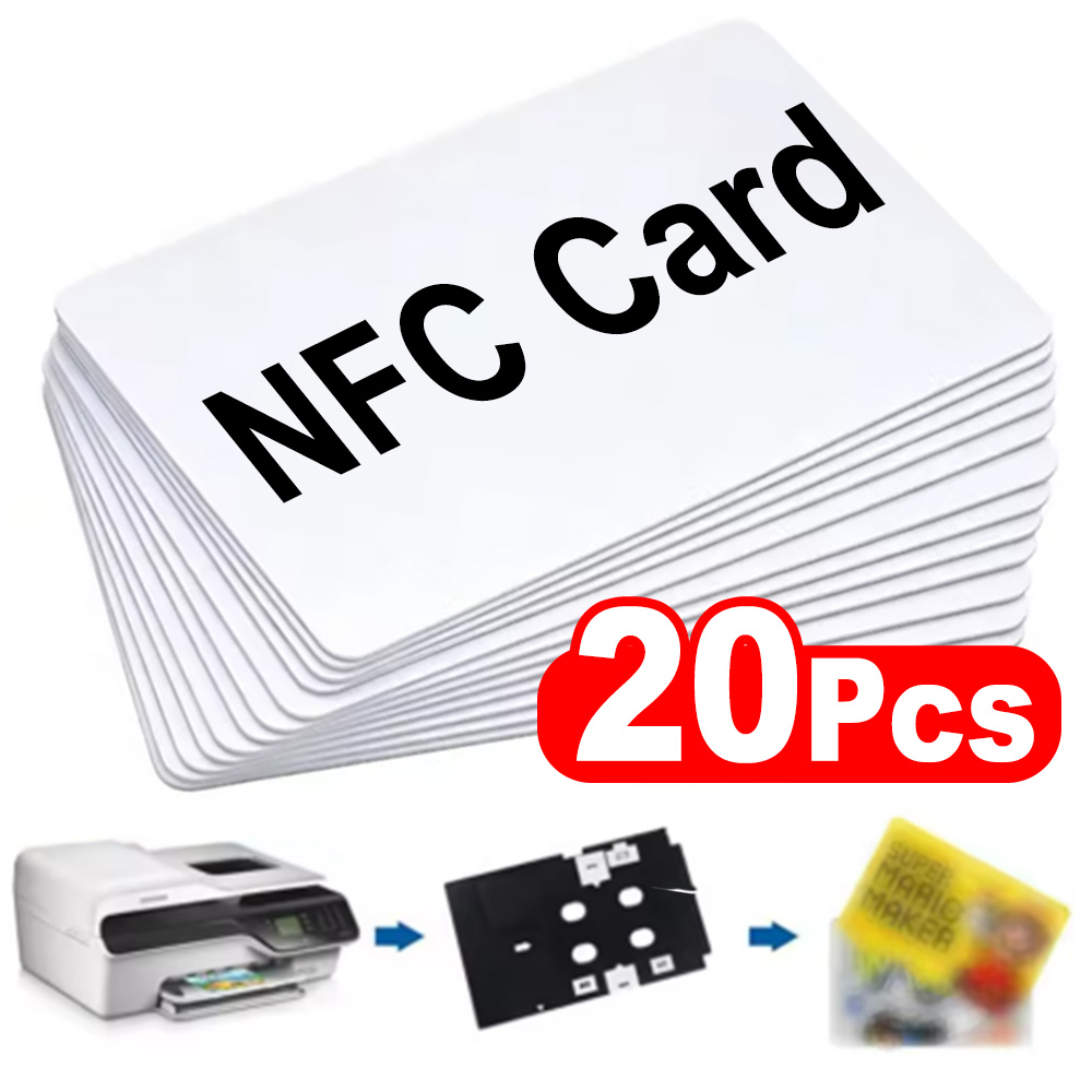 2-20Pcs Ntag216 Ntag215 Ntag21 - огляд і ціна Nfc Tag Programmable