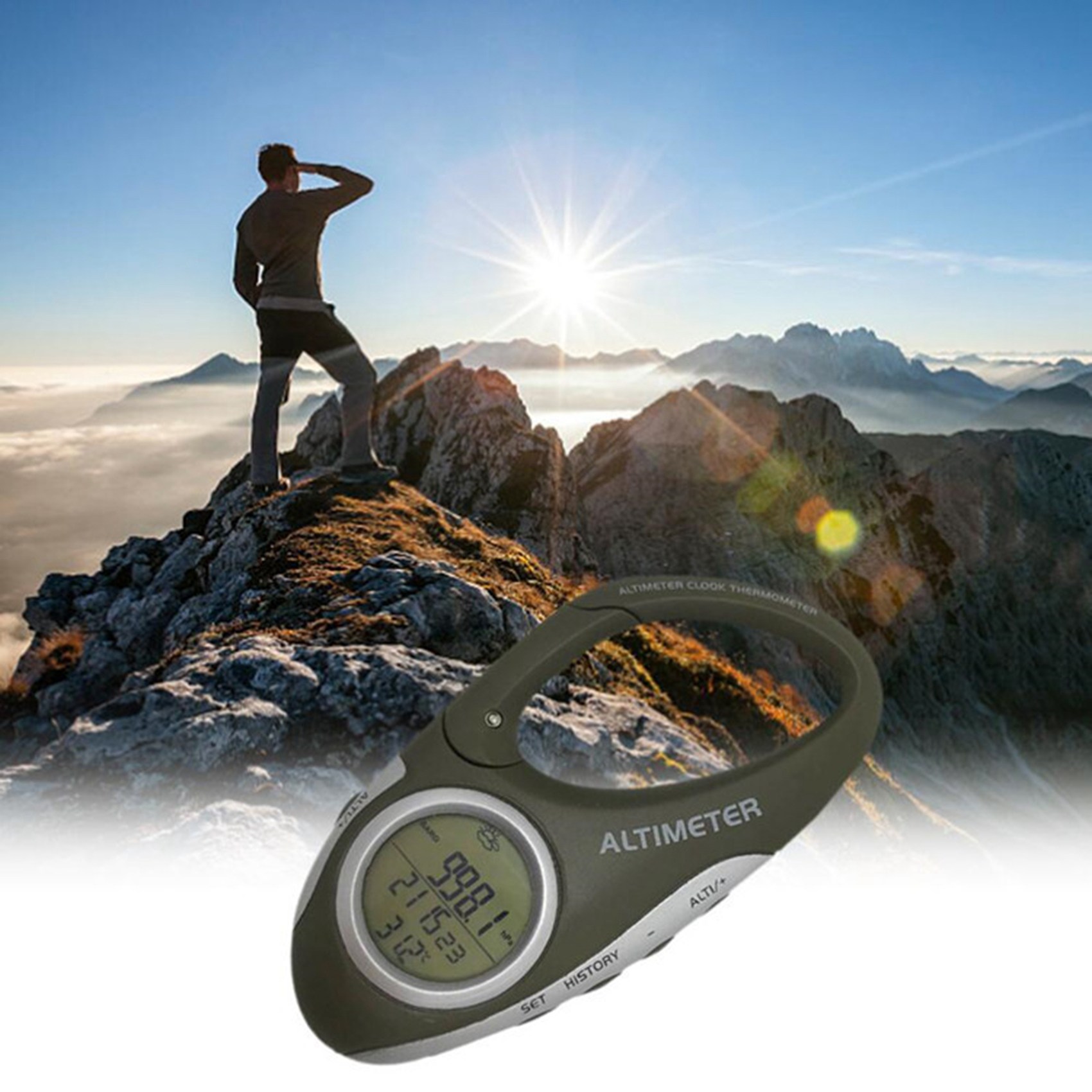 Electronic Altimeter Carabiner - огляд і ціна Electronics And Gadgets With A